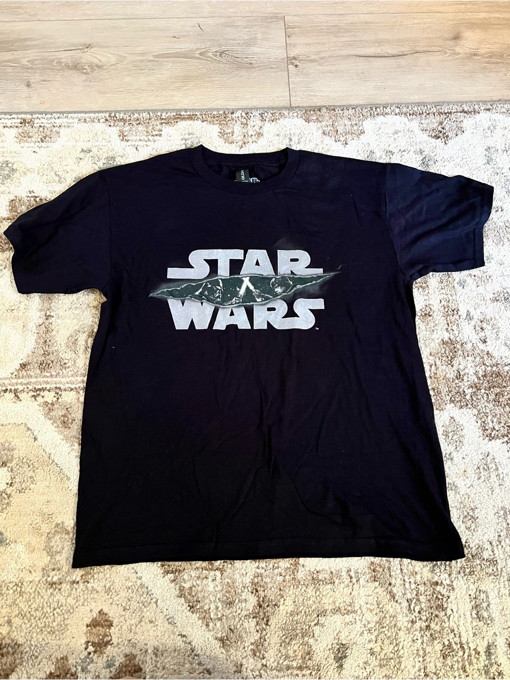 Kids Star Wars Black Graphic Logo Tee